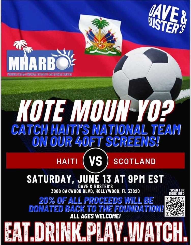 Haiti vs Scotland Watch Party hosted by MHARBO