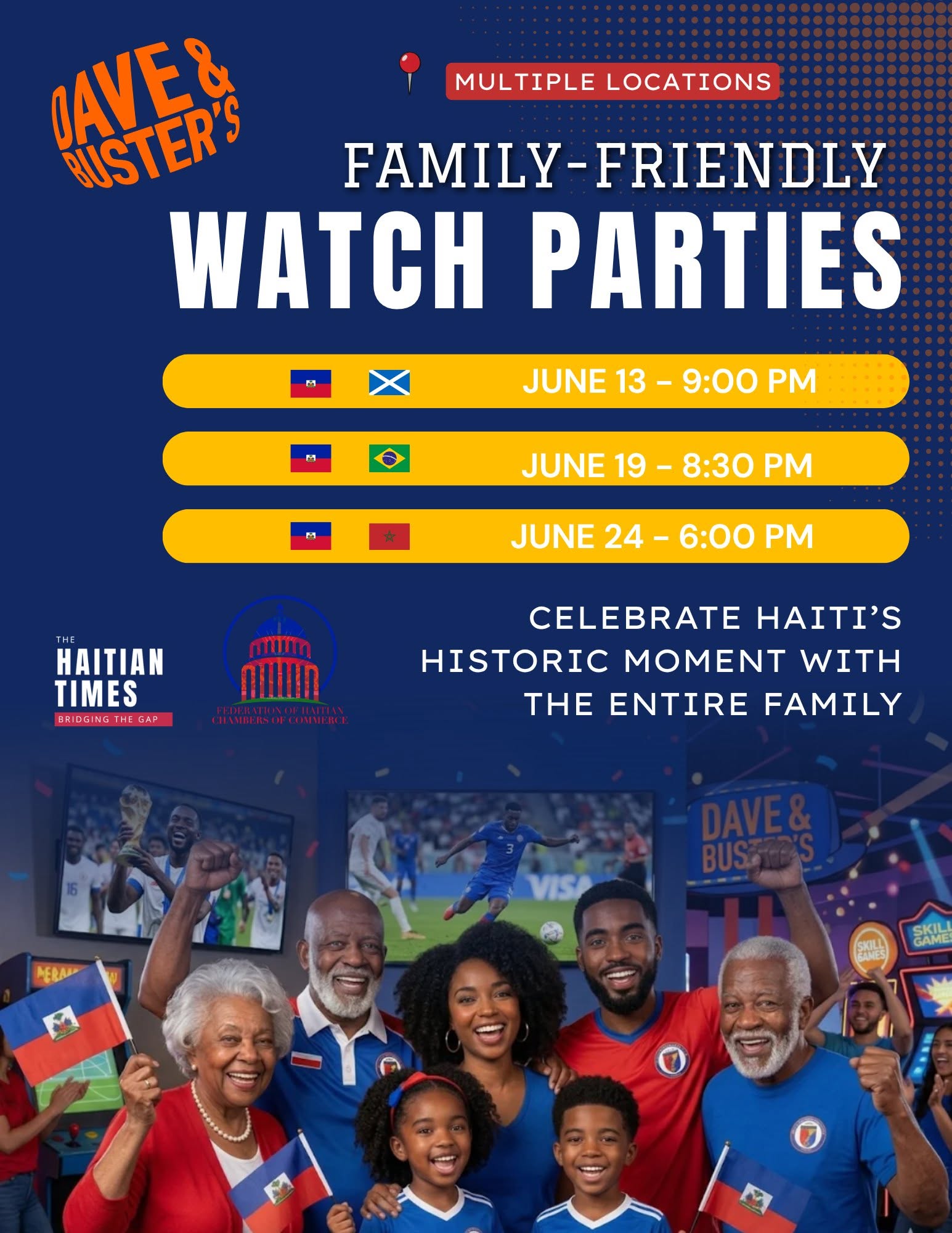 Family-Friendly Haiti World Cup Watch Party