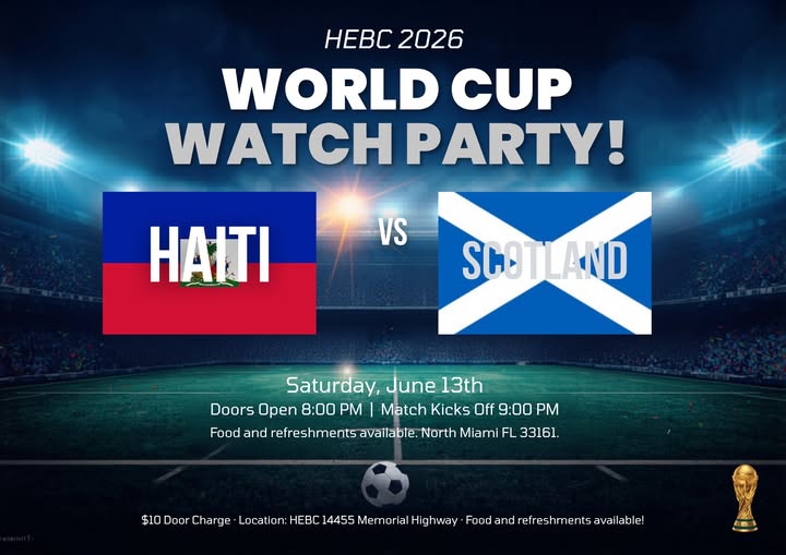 When Haiti plays, we celebrate together