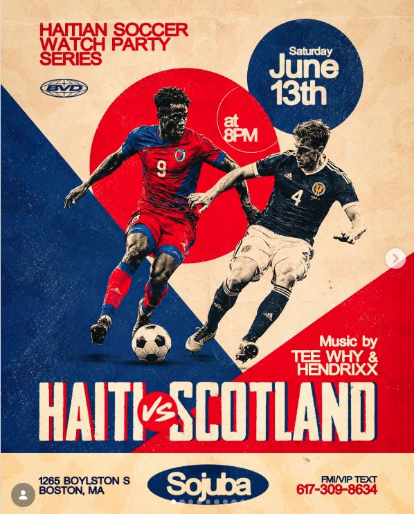 The Haitian Soccer Watch Party Series returns in Boston!